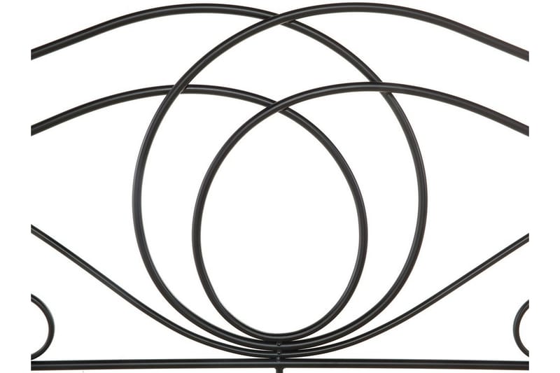 Lyra Dobbeltseng 160 | 200 cm - Svart - Møbler - Senger - Rammeseng