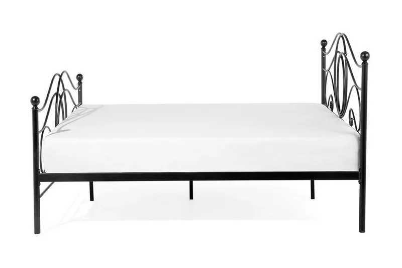 Lyra Dobbeltseng 160 | 200 cm - Svart - Møbler - Senger - Rammeseng