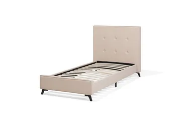 Nattaro Dobbeltseng 90x200 cm - Beige - Møbler - Senger - Sengeramme & sengestamme