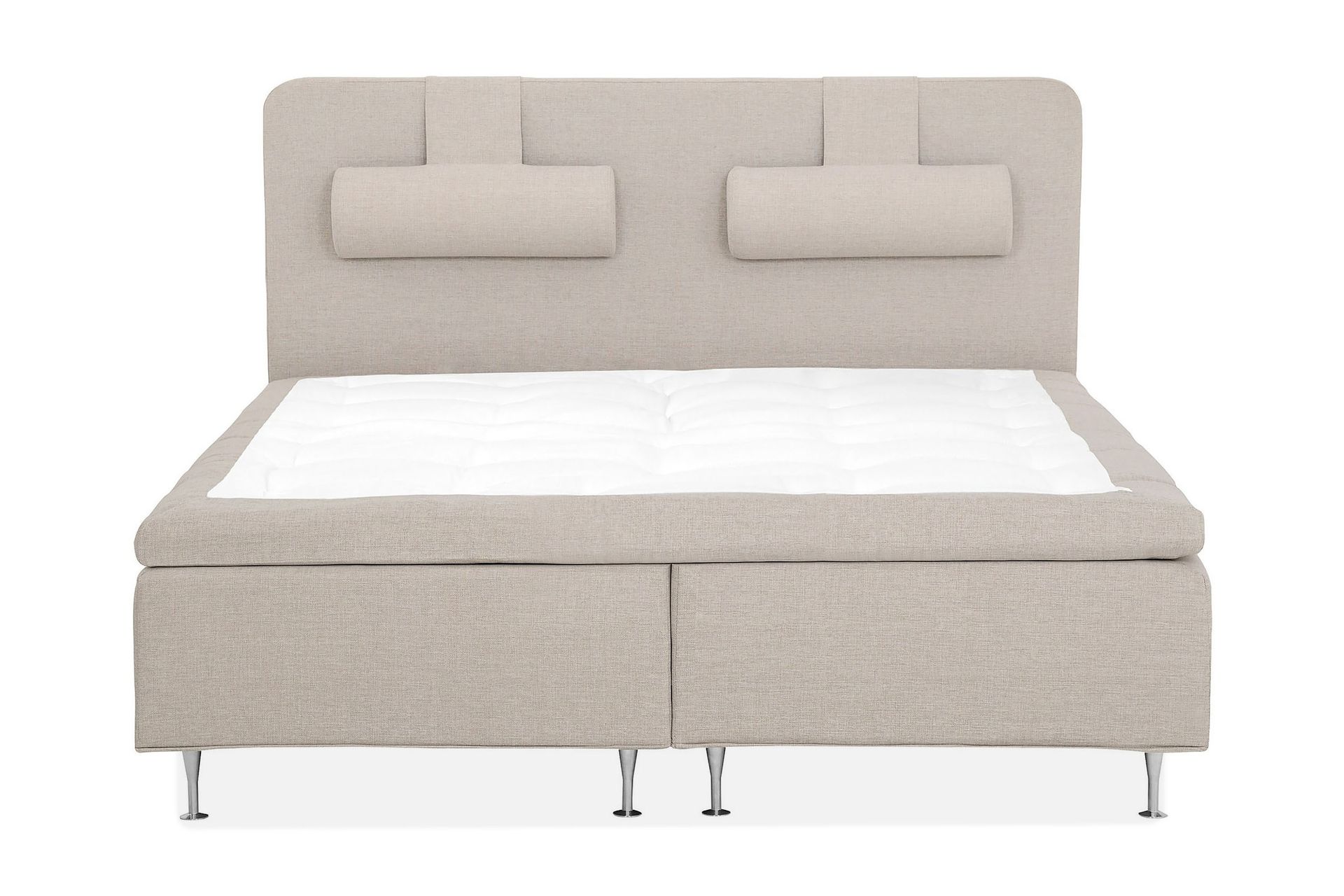 Night Komplett Rammeseng 160x200 Beige - Lateks - Møbler - Senger - Komplett sengepakke