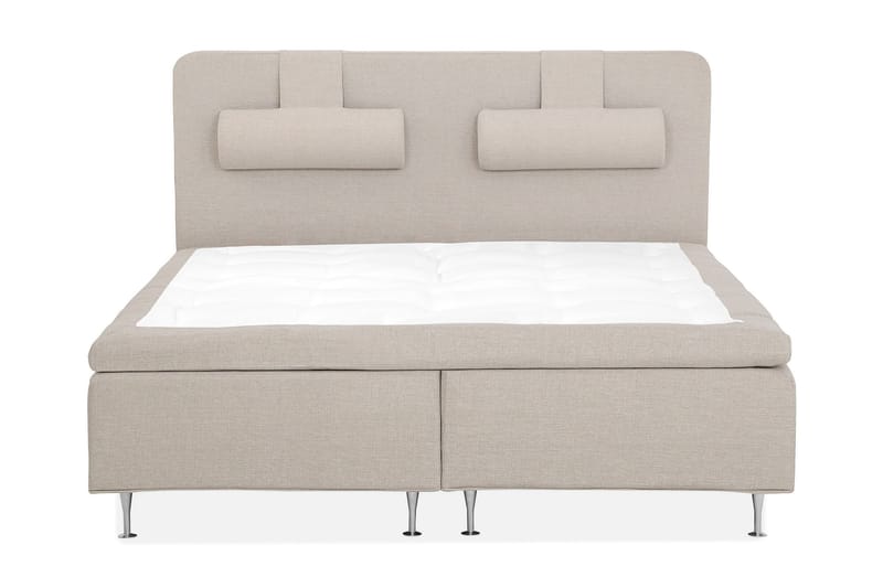 Night Komplett Rammeseng 160x200 Beige - Lateks - Møbler - Senger - Komplett sengepakke