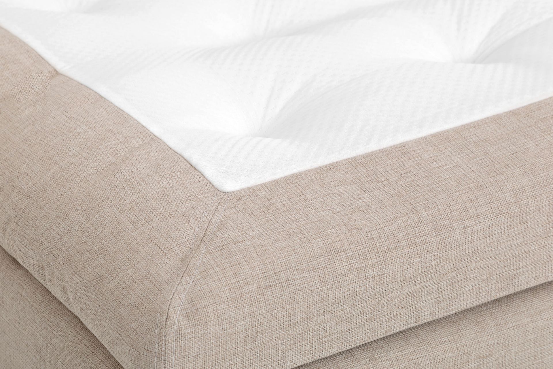 Night Komplett Rammeseng 160x200 Beige - Lateks - Møbler - Senger - Komplett sengepakke