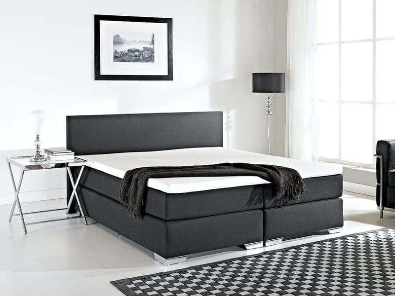President Dobbeltseng 180 | 200 cm - Svart - Møbler - Senger - Rammeseng