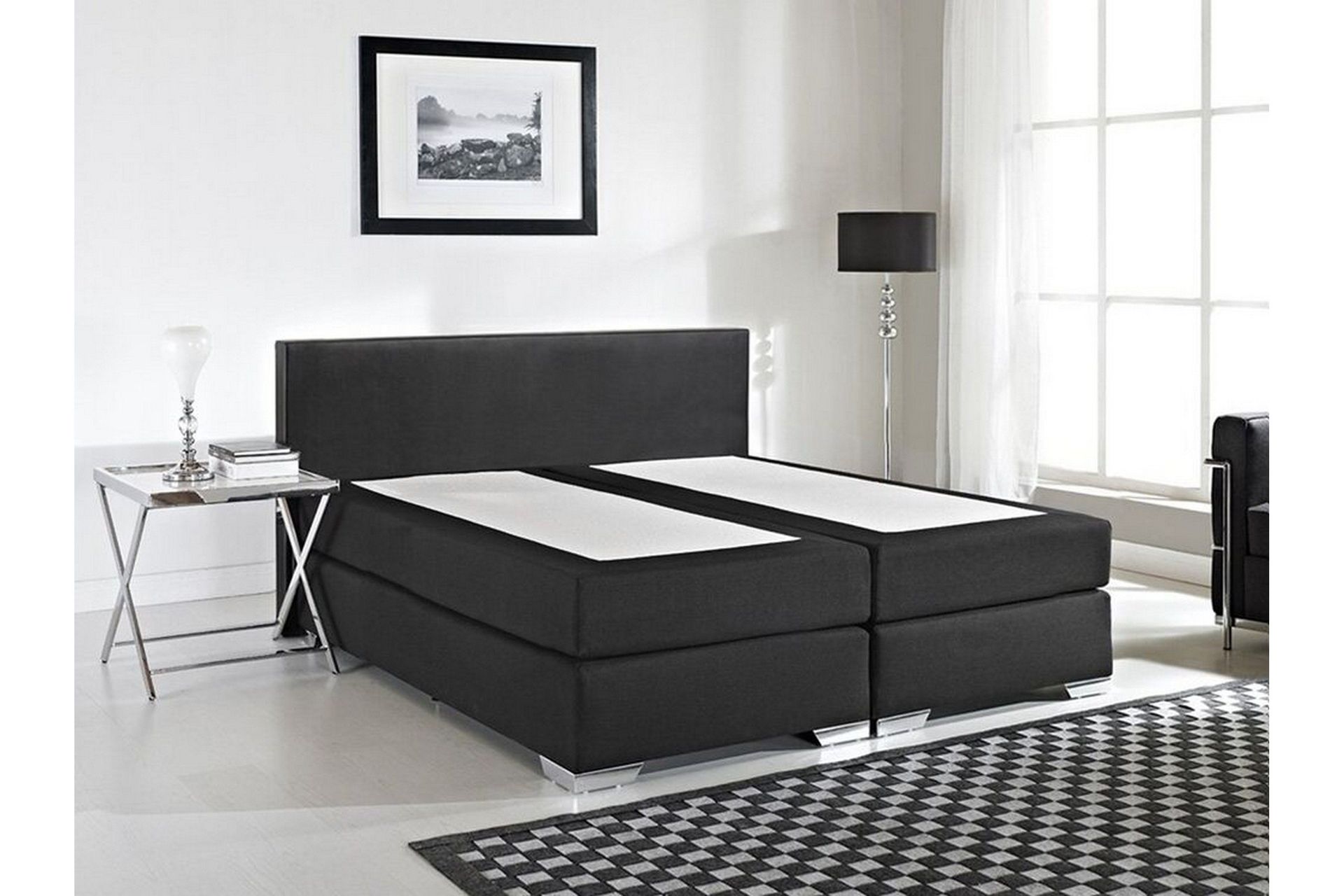 President Dobbeltseng 180 \| 200 cm - Svart