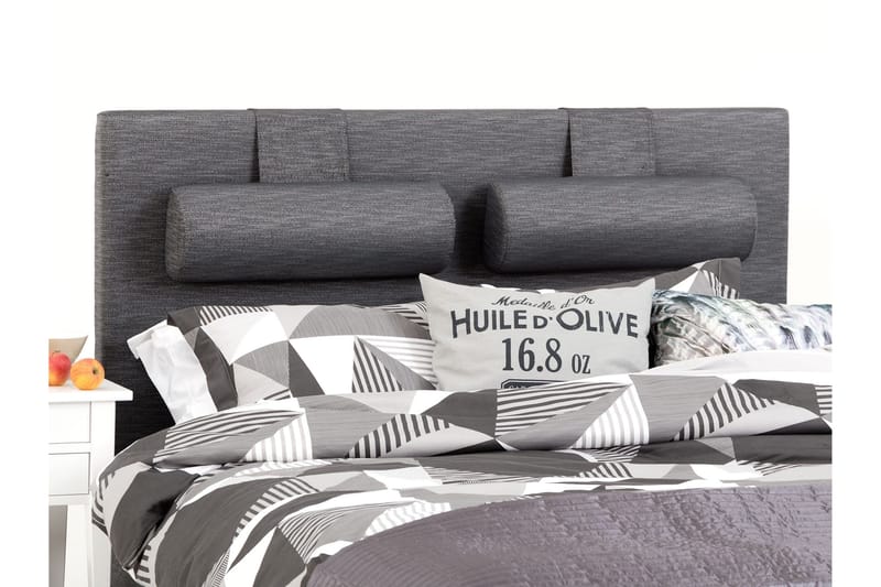 Prime Komplett Sengepakke 160x200 cm - Mørkegrå - Møbler - Senger - Komplett sengepakke