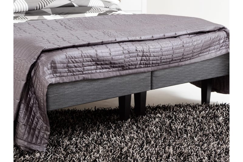 Prime Komplett Sengepakke 160x200 cm - Mørkegrå - Møbler - Senger - Komplett sengepakke