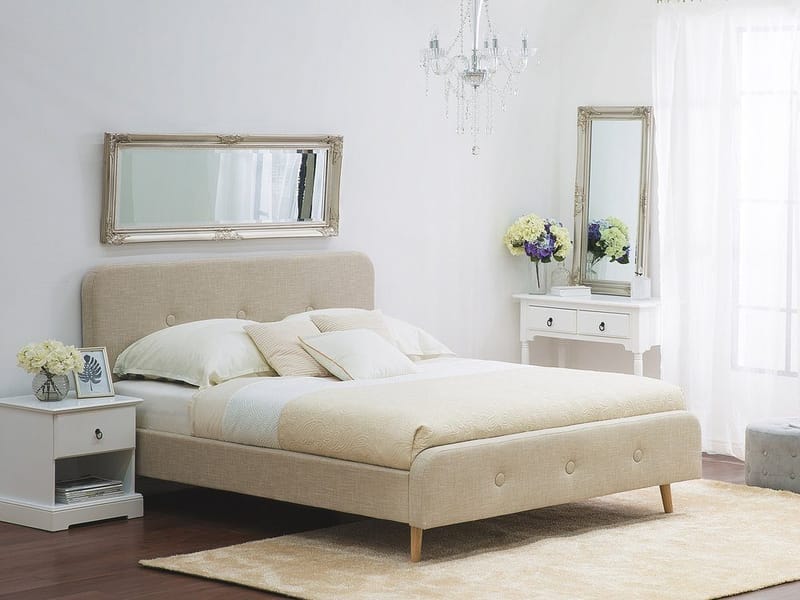 Rennes Dobbeltseng 180 | 200 cm, Beige