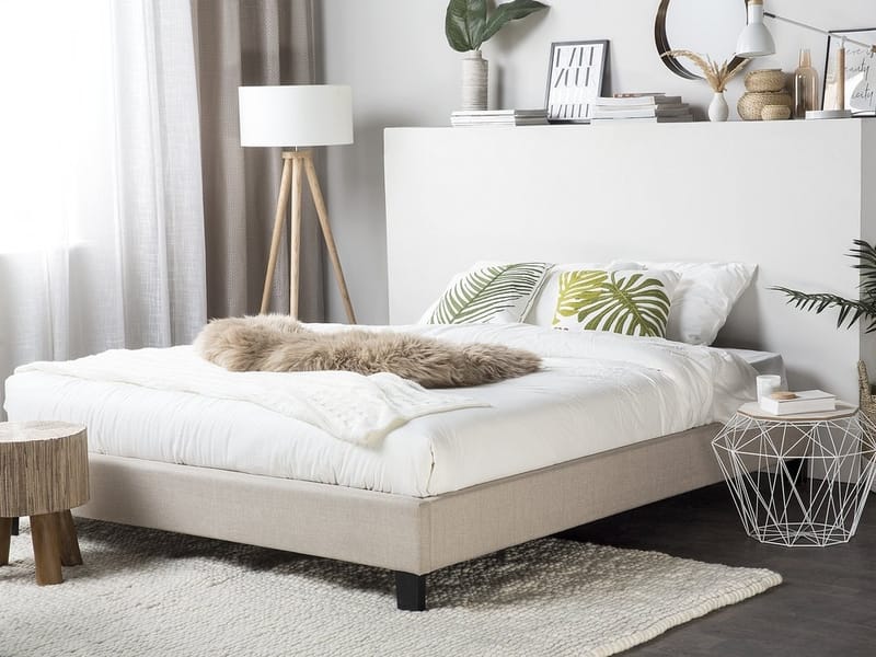 Roanne Dobbeltseng 160 | 200 cm - Beige - Møbler - Senger - Rammeseng
