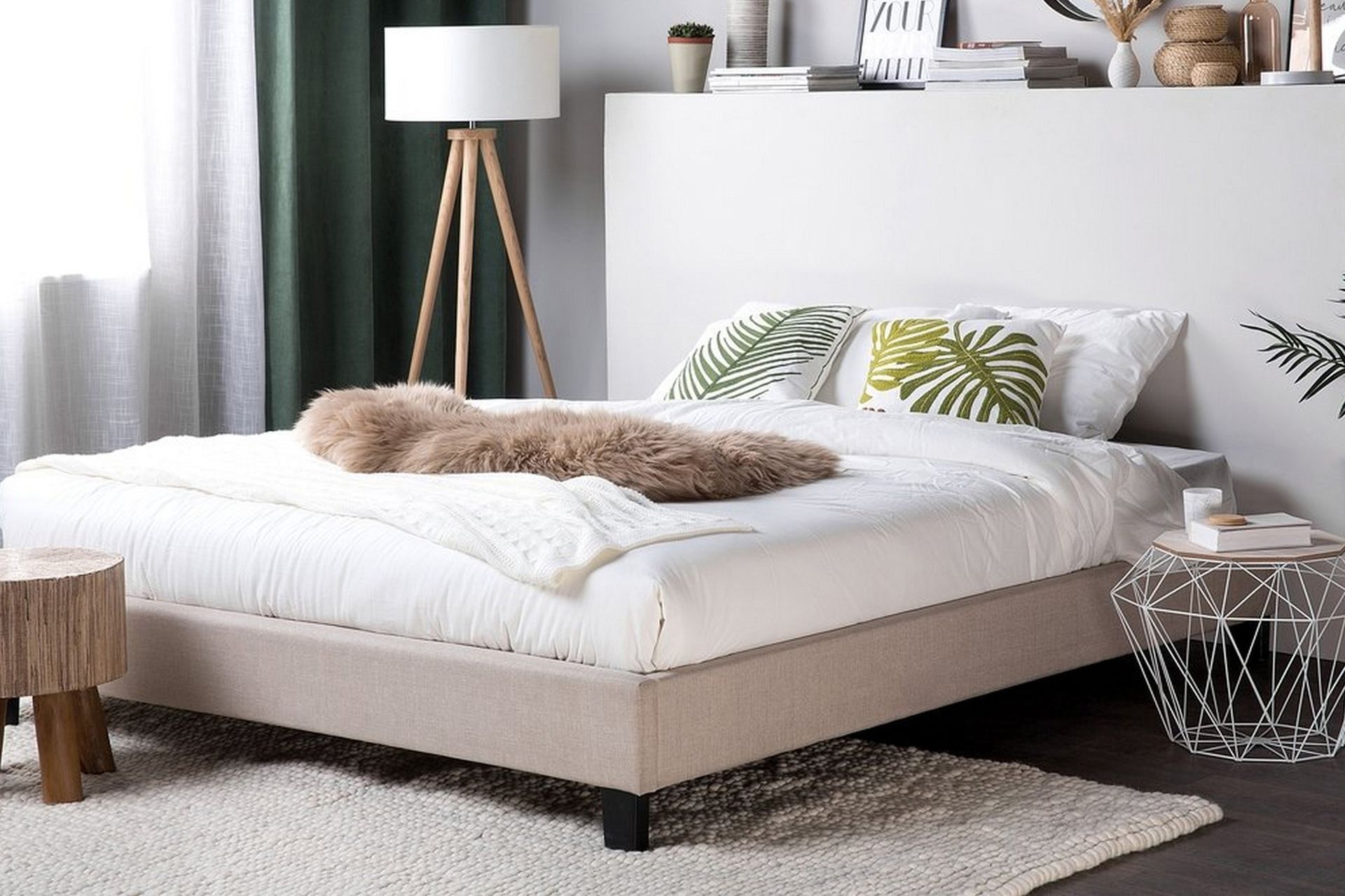Roanne Dobbeltseng 180 | 200 cm - Beige - Møbler - Senger - Rammeseng