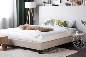 Roanne Dobbeltseng 180 | 200 cm - Beige - Møbler - Senger - Rammeseng