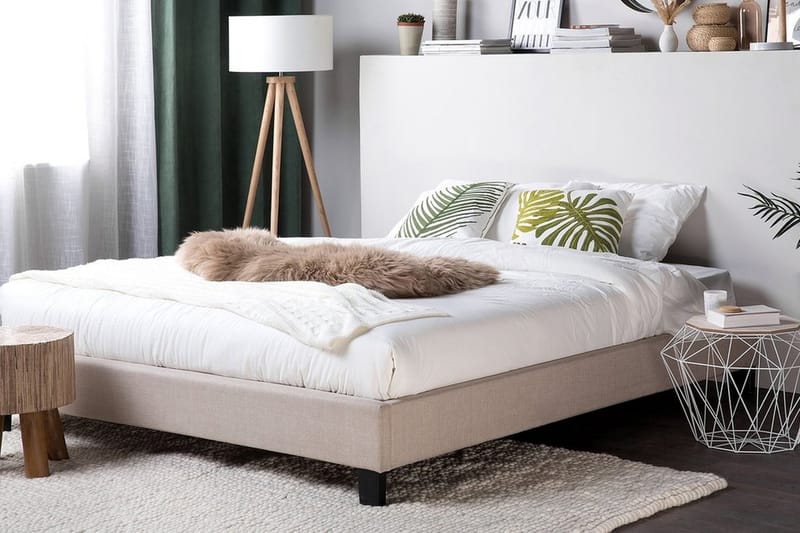 Roanne Dobbeltseng 180 | 200 cm - Beige - Møbler - Senger - Rammeseng