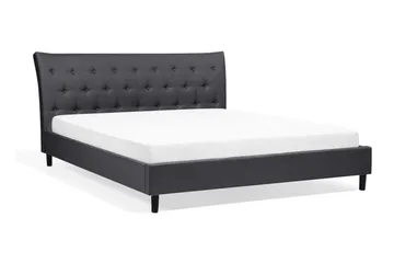 Saverne Dobbeltseng 180 | 200 cm - Grå - Møbler - Senger - Sengeramme & sengestamme