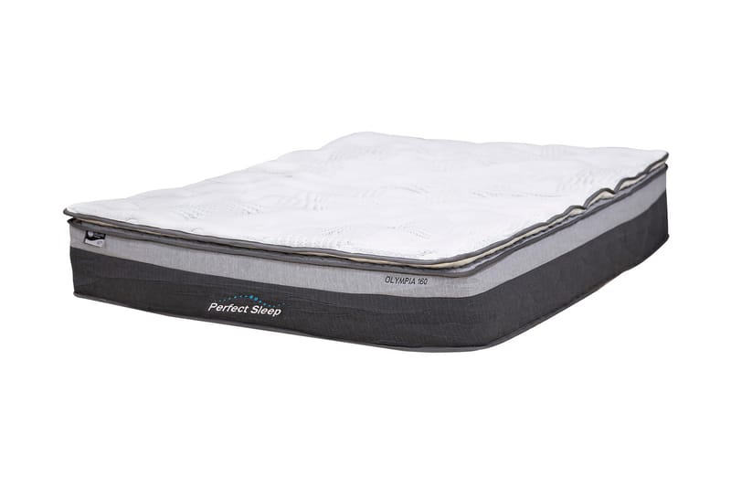 Seng EMILIA med Madrass HARMONY TOP 160x200cm - Møbler - Senger - Rammeseng