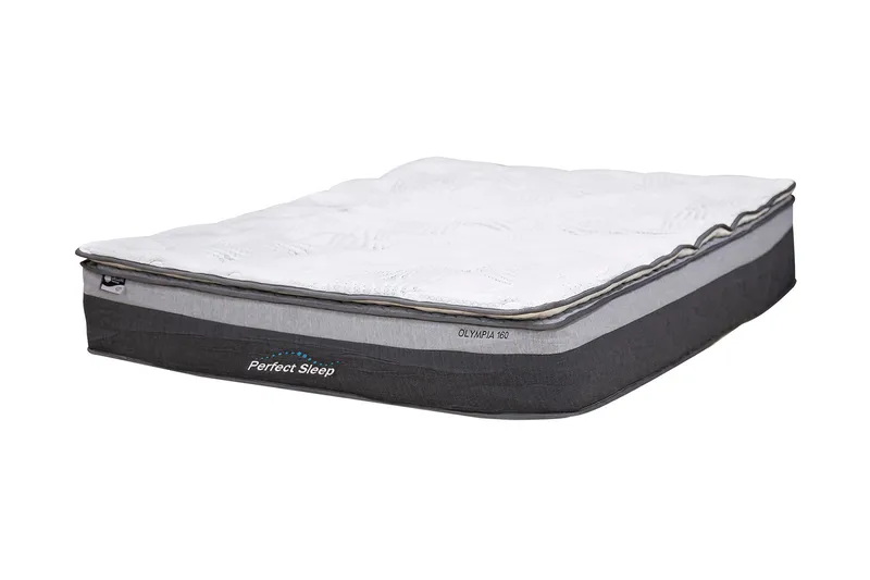 Seng EMILIA med Madrass HARMONY TOP 160x200cm - Møbler - Senger - Rammeseng