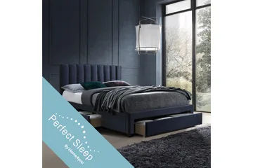 Seng GRACE med Madrass HARMONY DUO 160x200cm - Møbler - Senger - Komplett sengepakke