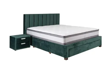 Seng GRACE med Madrass HARMONY DUO 160x200cm - Møbler - Senger - Komplett sengepakke