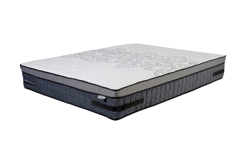 Seng SELENE med madrass HARMONY DELUX 160x200 cm - Komplett sengepakke - Dobbeltsenger - Rammeseng