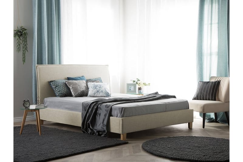 Sennez Dobbeltseng 180|200 Cm - Hvit - Møbler - Senger - Rammeseng