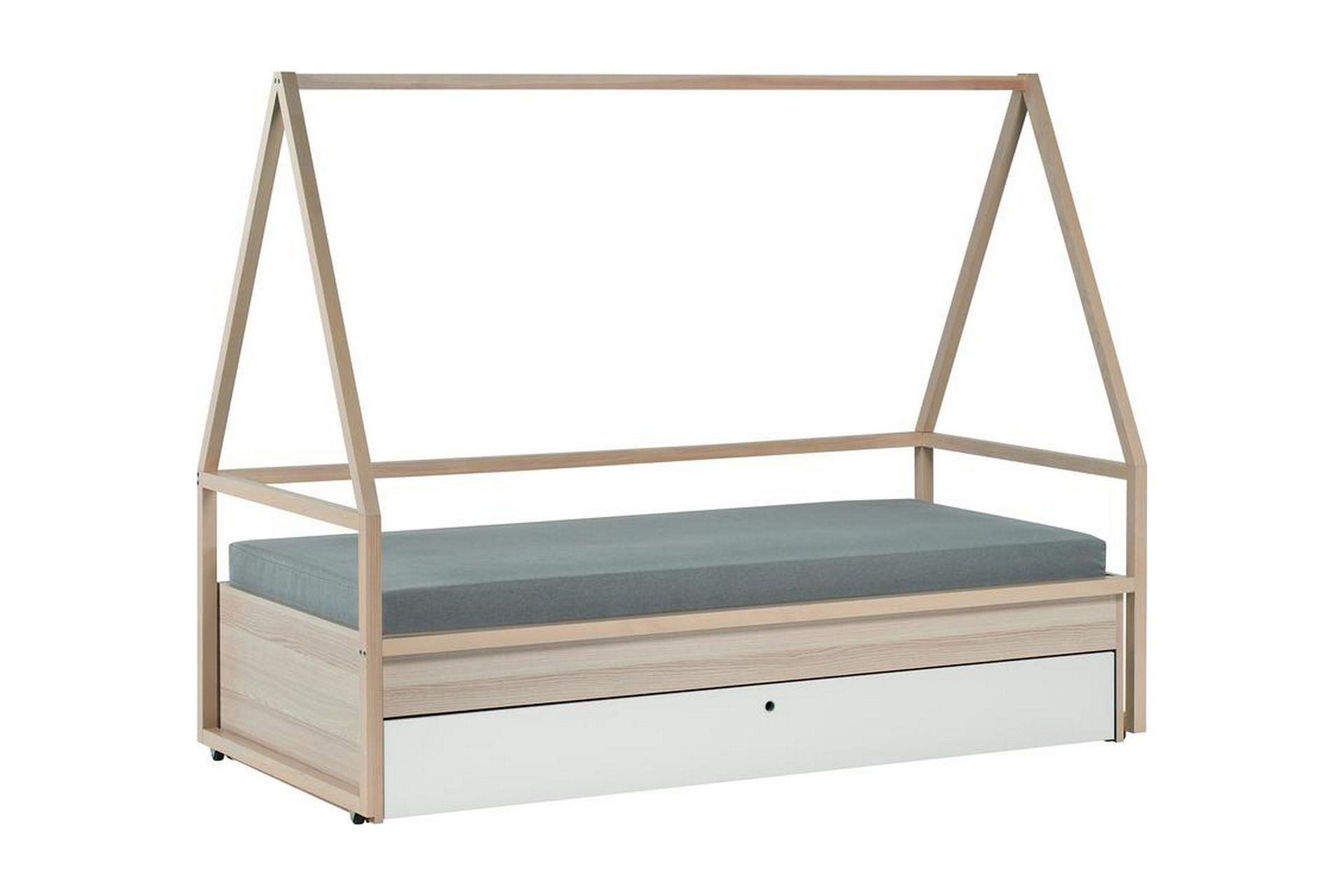 Spot Seng 90x200 cm Tre / Natur / Hvit - VOX - Møbler - Senger - Rammeseng
