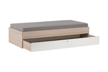 Spot Seng 90x200 cm Tre / Natur / Hvit - VOX - Møbler - Senger - Sengeramme & sengestamme
