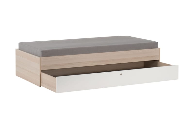 Spot Seng 90x200 cm Tre / Natur / Hvit - VOX - Møbler - Senger - Rammeseng