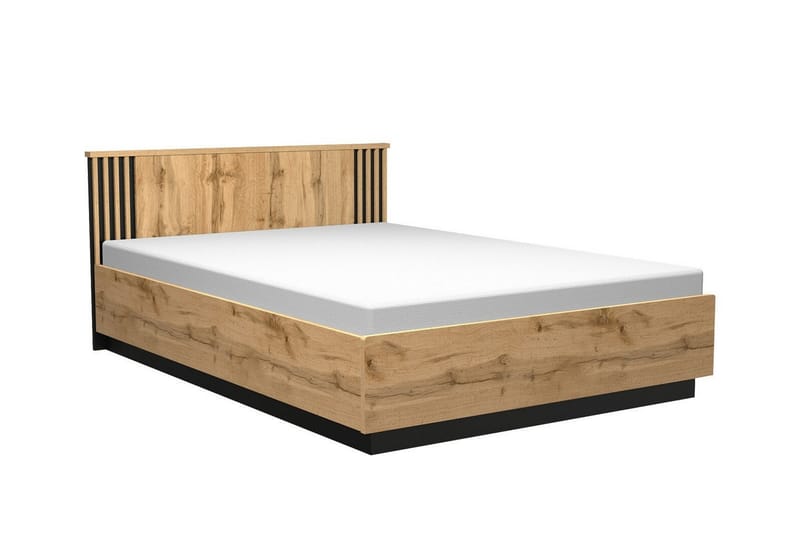 Strathy Rammeseng 160x200 cm - Svart - Møbler - Senger - Rammeseng