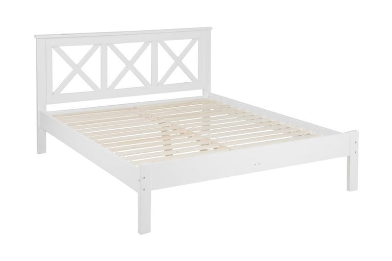 Tannay Dobbeltseng 140 | 200 cm - Hvit - Møbler - Senger - Rammeseng
