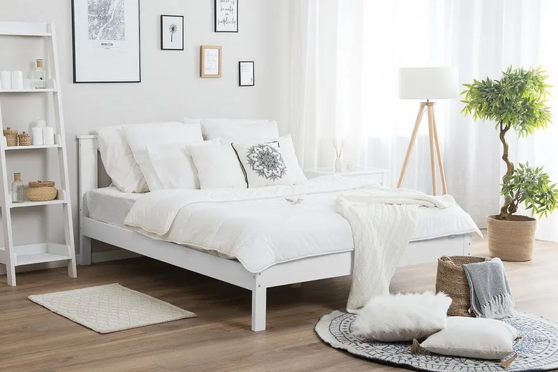 Tannay Dobbeltseng 140 | 200 cm - Hvit - Møbler - Senger - Rammeseng