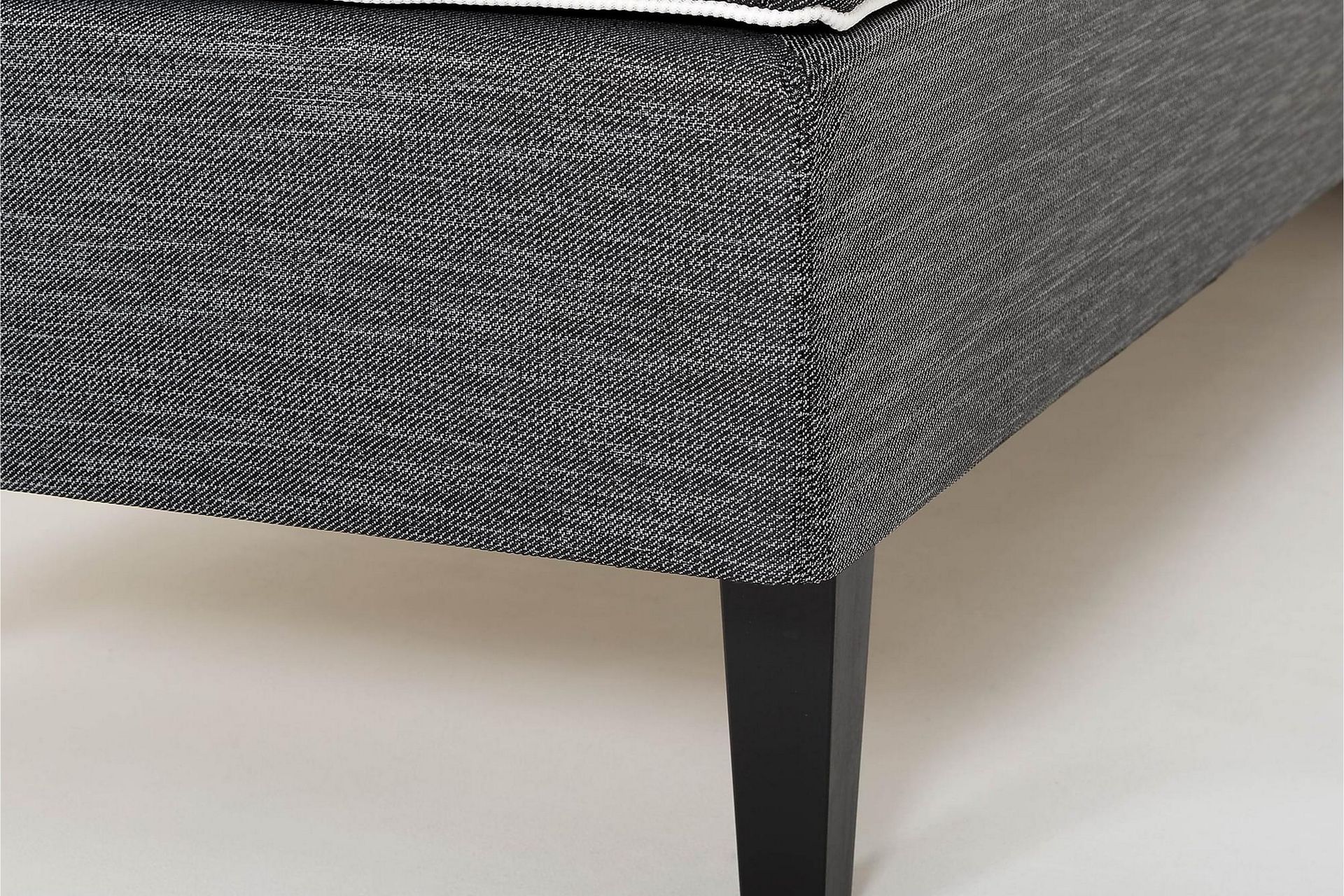 Viken Bas Rammeseng 120X200Cm - Grå, Konisk Eikeben - Møbler - Senger - Rammeseng