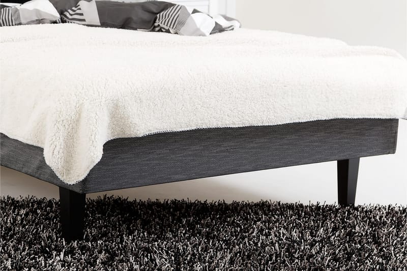 Viken Bas Rammeseng 120X200Cm - Grå, Konisk Eikeben - Møbler - Senger - Rammeseng