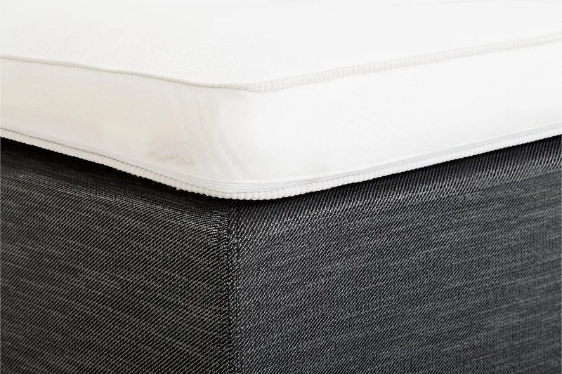 Viken Bas Rammeseng 120X200Cm - Grå, Konisk Eikeben - Møbler - Senger - Enkeltsenger