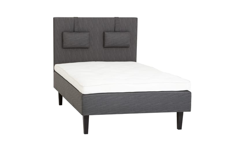 Viken Base Komplett Rammeseng 120x200 Grå, Lateks