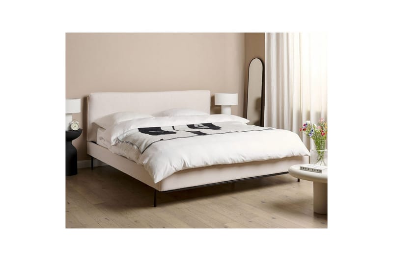 Ramsäng Beige 180x200 - Møbler - Senger - Dobbeltsenger