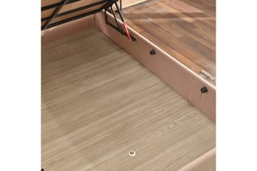 Reghum Sengeramme med Sengegavl 160x200 cm - Lysebrun - Møbler - Senger - Sengeramme & sengestamme