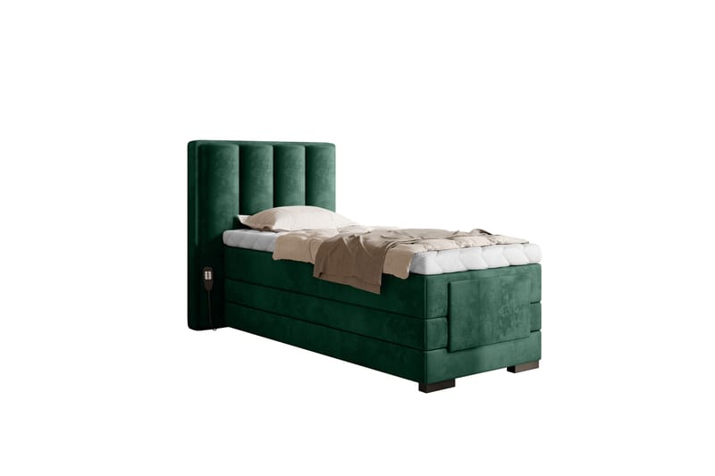 Banti Justerbar Kontinentalseng 90x200 cm - Grønn - Møbler - Senger - Regulerbar seng