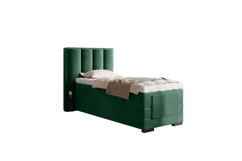 Banti Justerbar Kontinentalseng 90x200 cm, Grønn