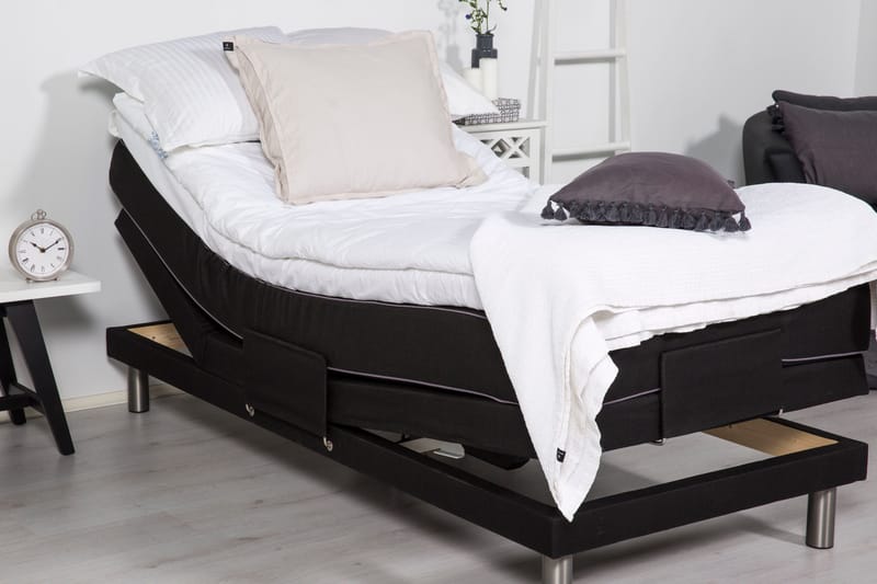 Detroit Justerbar Seng 90x200 cm Hev og senk - Svart - Møbler - Senger - Regulerbar seng