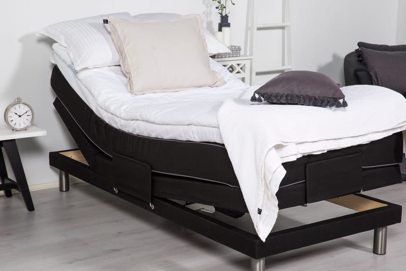 Detroit Justerbar Seng 90x200 - Svart - Regulerbar seng - Enkeltsenger