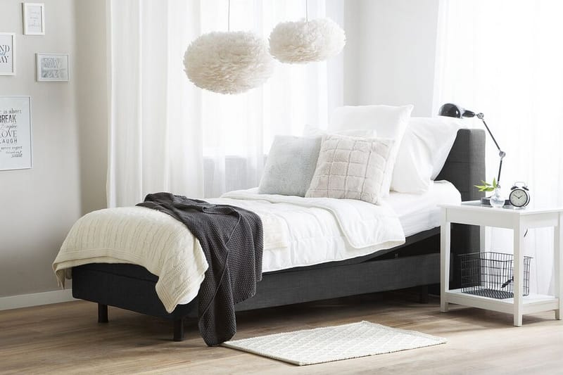 Kabbebo Seng Regulerbar 80x200 cm - Grå - Møbler - Senger - Regulerbar seng