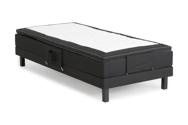 Royal Justerbar Seng 90x200 - Svart - Møbler - Senger - Regulerbar seng