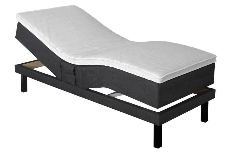Select Justerbar Seng 80x200 cm - Mørkegrå - Møbler - Senger - Regulerbar seng