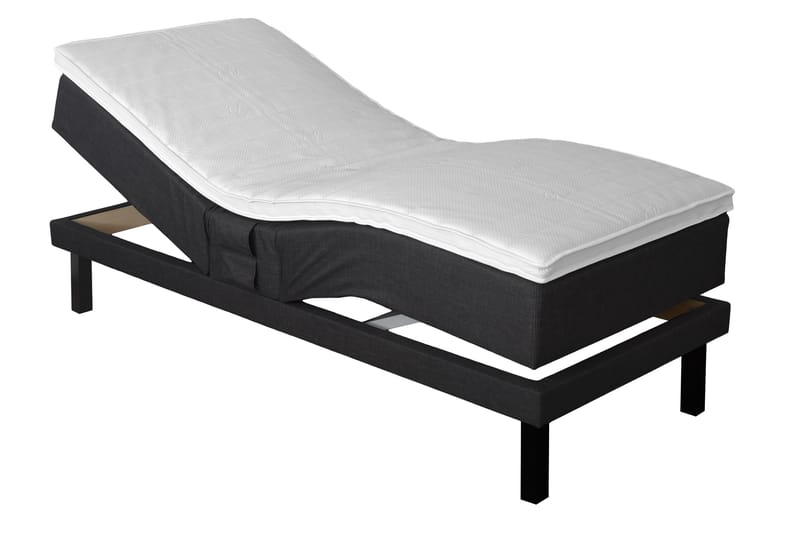 Select Justerbar Seng 80x200 cm - Svart - Regulerbar seng