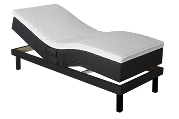 Select Justerbar Seng 90x200 cm - Svart - Møbler - Senger - Regulerbar seng