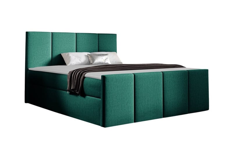 Ripon Sengeramme 160x200 cm - Grøn - Sengeramme & sengestamme