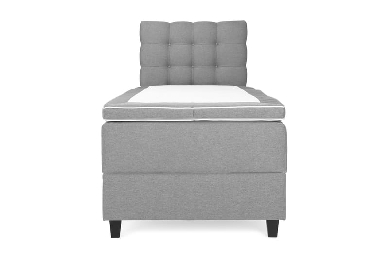 Royal Komplett Sengepakke Seng med Oppbevaring 80x200, Lysegrå