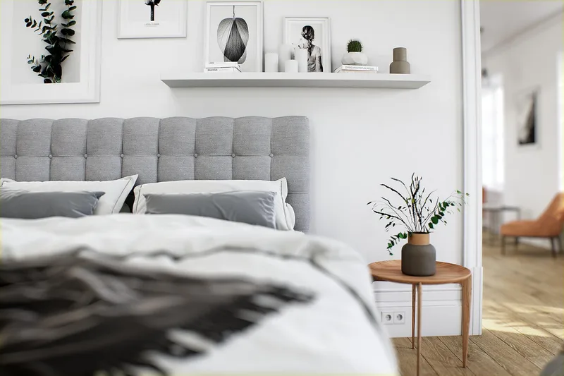 Royal Seng med Oppbevaring 120x200 - Lysegrå - Møbler - Senger - Kontinentalsenger