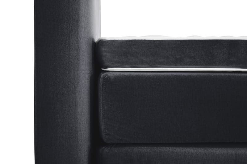 Royal Velvet Kontinentalseng 160x200 cm - Svart Fløyel/Lave Rosében - Møbler - Senger - Komplett sengepakke