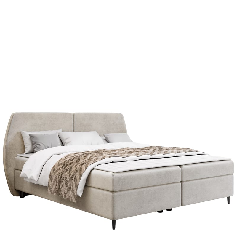 Rynricon Sengepakke Kontinentalseng 160x200 cm - Beige - Møbler - Senger - Komplett sengepakke