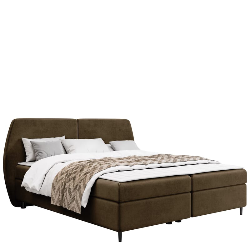 Rynricon Sengepakke Kontinentalseng 160x200 cm - Brun - Møbler - Senger - Komplett sengepakke