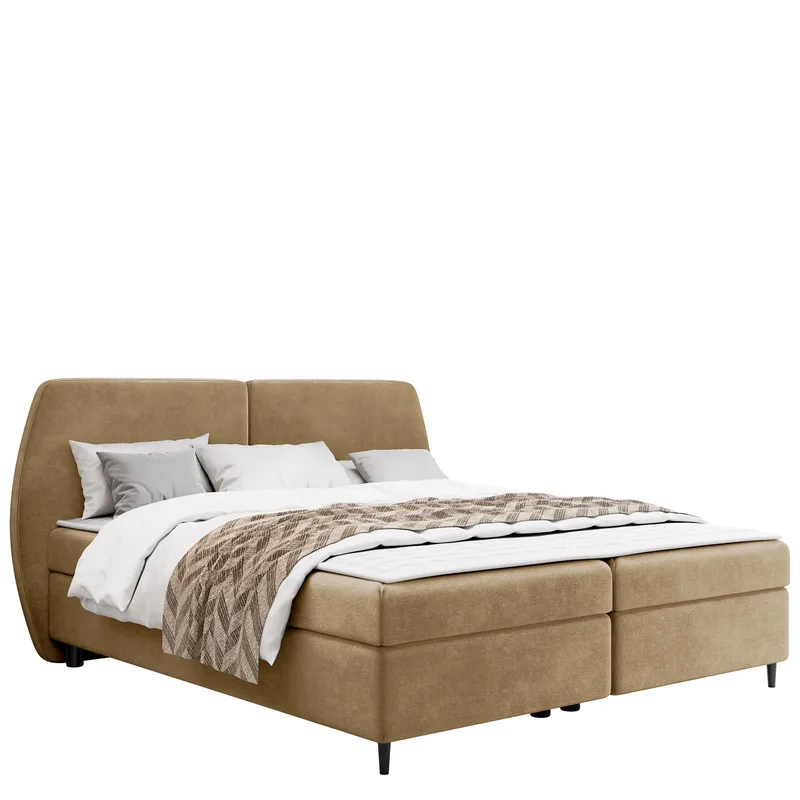 Rynricon Sengepakke Kontinentalseng 180x200 cm - Beige - Møbler - Senger - Komplett sengepakke